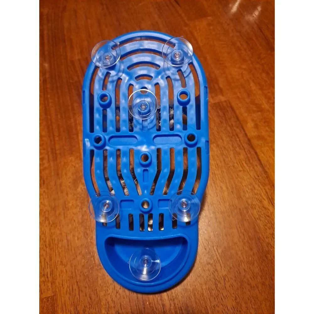 Shower Foot Scrubber Cleaner Sandal Suction Cup Massager & Brushes Pumice - Picture 4 of 4